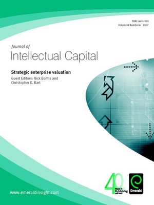 cover image of Journal of Intellectual Capital, Volume 8, Issue 4